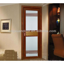 Puerta de cristal de aluminio, puerta del sitio 48inch, puertas interiores prehung modernas